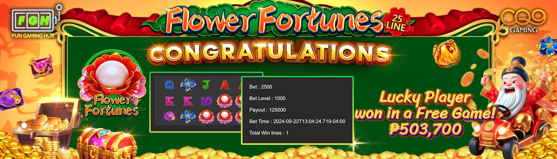 BIG WIN: Flower Fortune